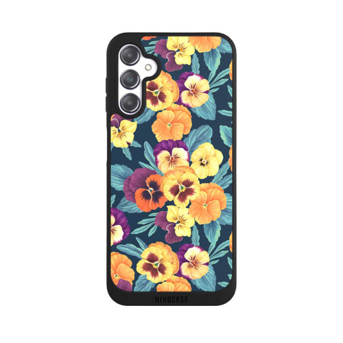 Samsung Galaxy A14 5G NIVOpure Pansies on Navy