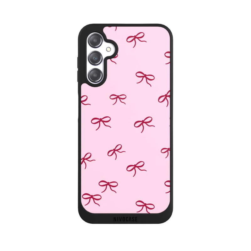 Galaxy A14 5G NIVOpure Bows Red Pink Pattern