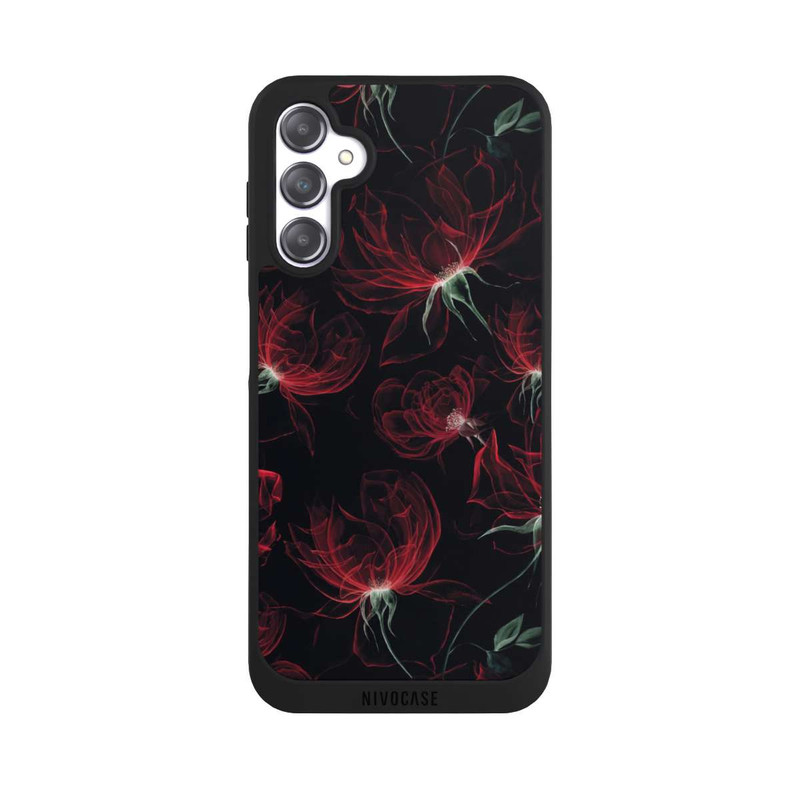 Galaxy A14 5G NIVOpure Tapete mit roten Blumen
