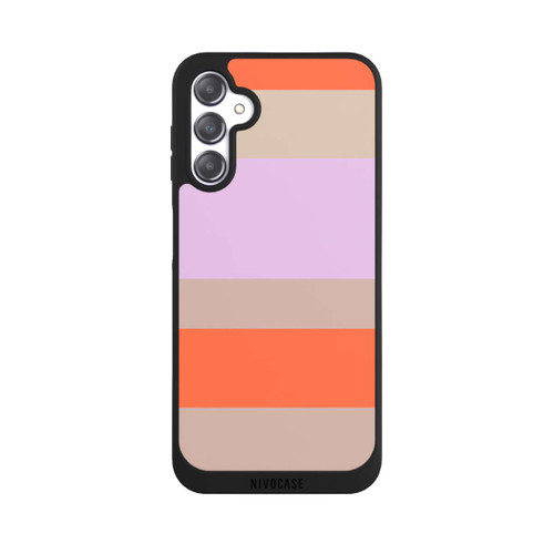 Samsung Galaxy A14 5G NIVOpure Moca Lila Orange Stripes