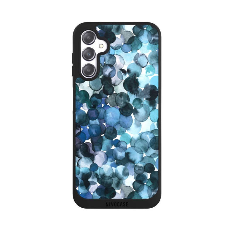 Galaxy A14 5G NIVOpure Watercolor Dots Blue Pattern