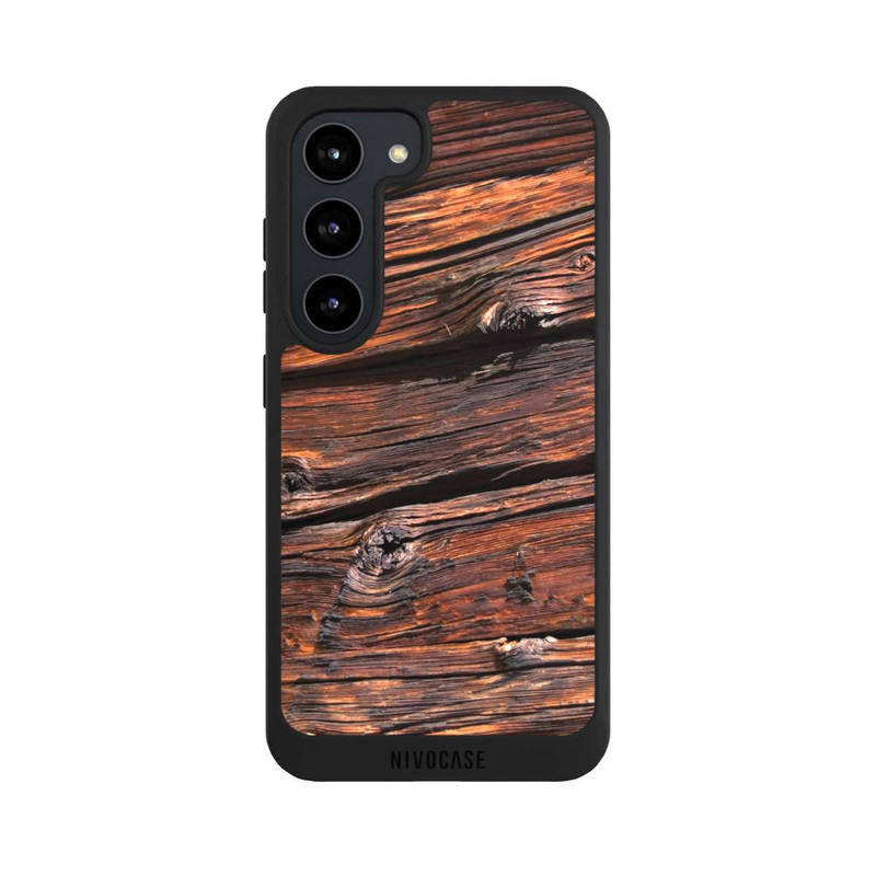 Galaxy S23 NIVOpure Verwitterte Holzplanken