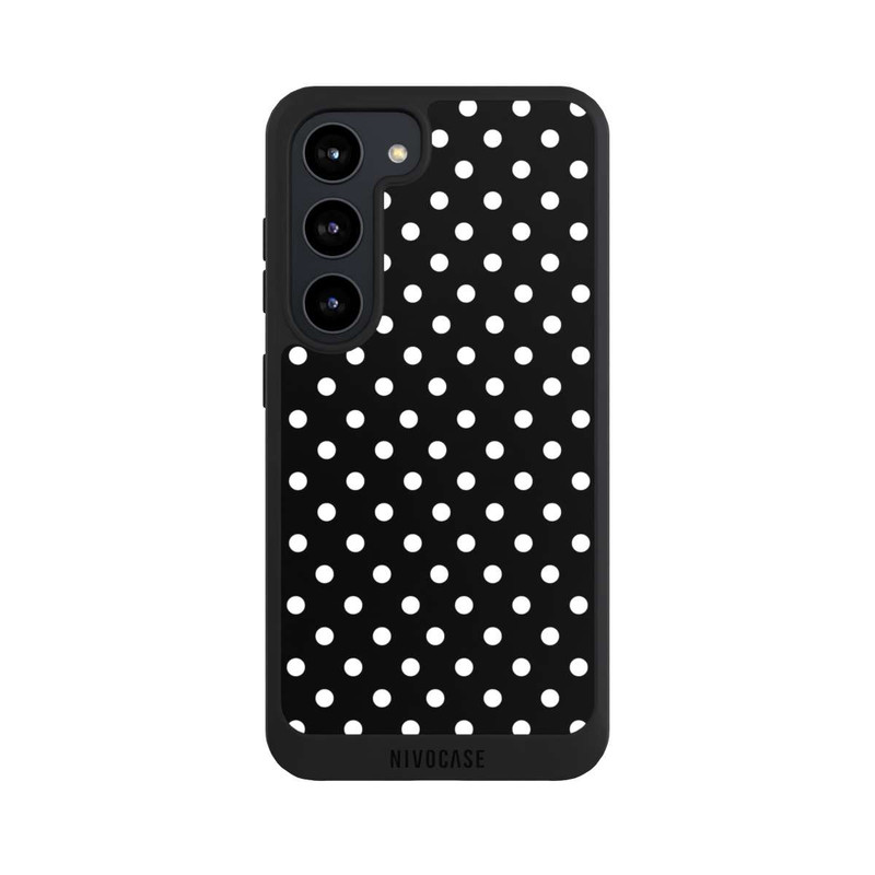 Galaxy S23 NIVOpure Confettis blancs sur fond noir