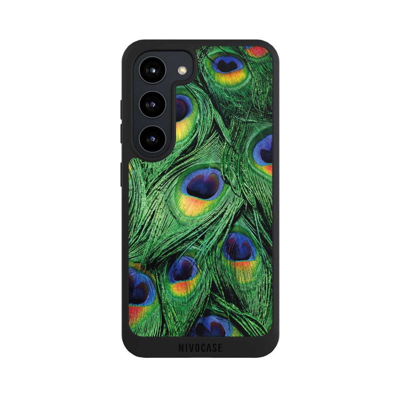 Galaxy S23 NIVOpure Peacock Feathers