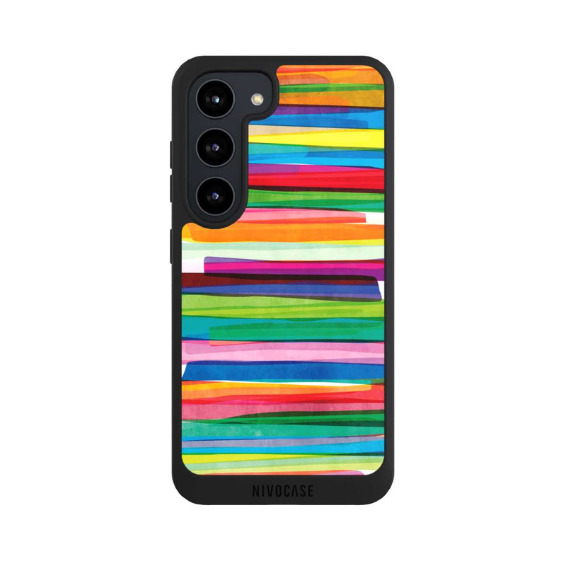 Galaxy S23 NIVOpure Bunte Streifen1