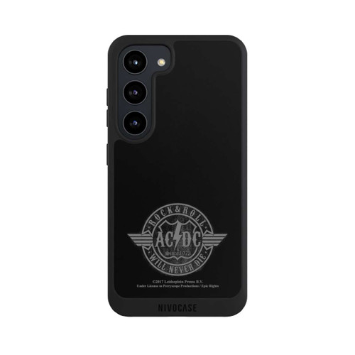 Samsung Galaxy S23 NIVOpure ACDC Rock and Roll Grau