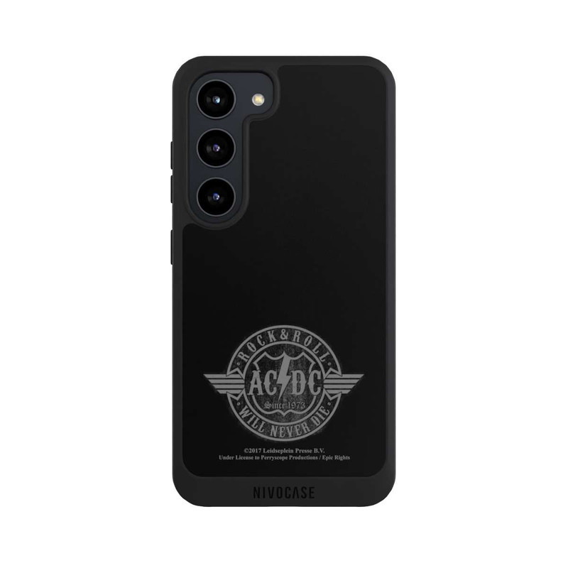 Galaxy S23 NIVOpure ACDC Rock and Roll Grau