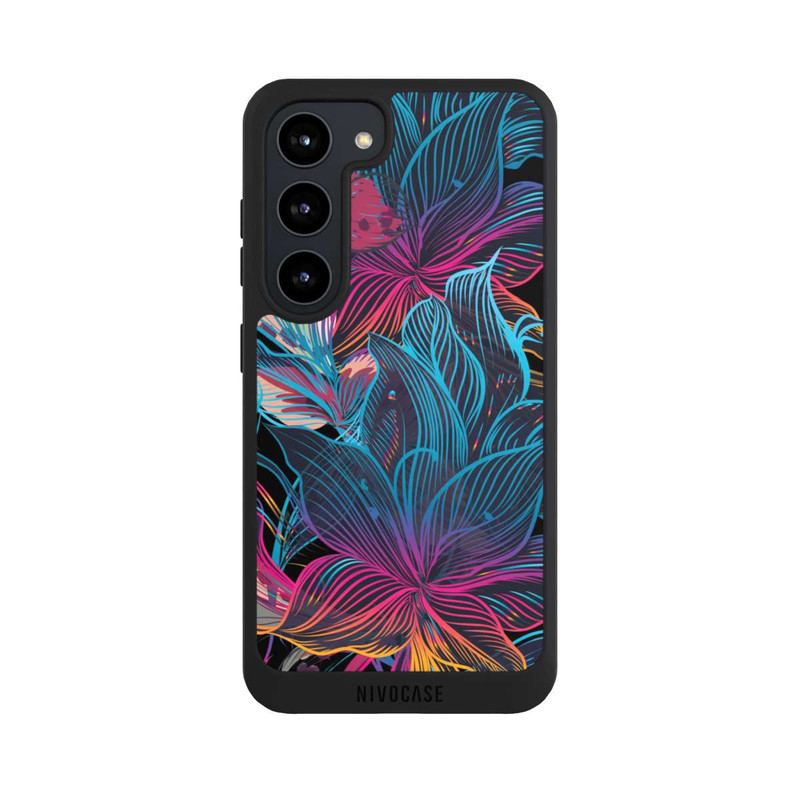 Galaxy S23 NIVOpure Le pouvoir des fleurs néon