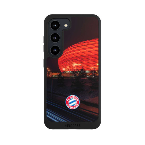 Samsung Galaxy S23 NIVOpure Allianz Arena bei Nacht FCB
