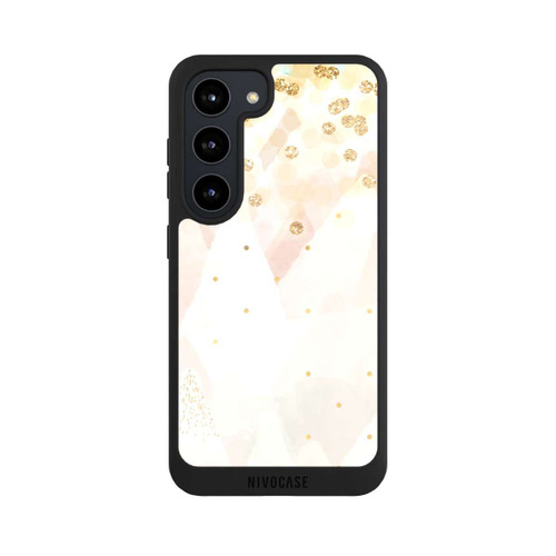 Samsung Galaxy S23 NIVOpure Goldglitzer Schneelook