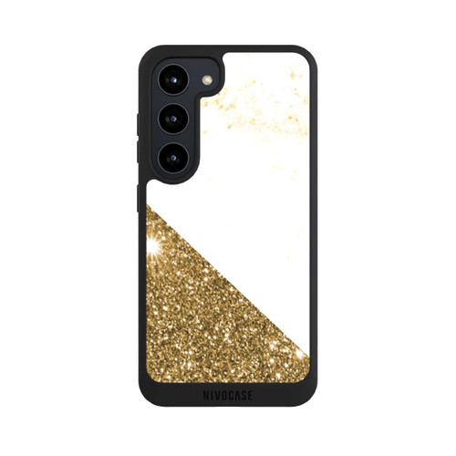 Samsung Galaxy S23 NIVOpure Marmor-Collage in Goldoptik