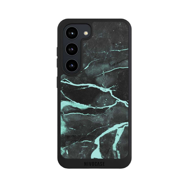 Galaxy S23 NIVOpure Gray and Blue Marble