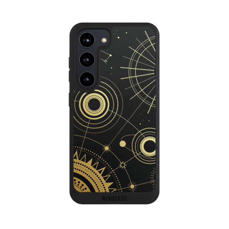 Galaxy S23 NIVOpure Black and Gold Look Abstract