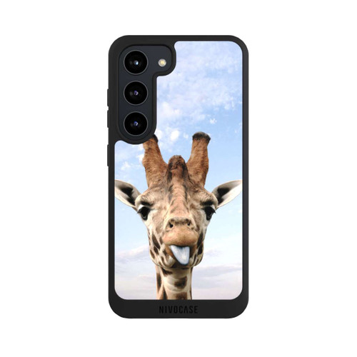 Samsung Galaxy S23 NIVOpure Giraffe auf der Straße