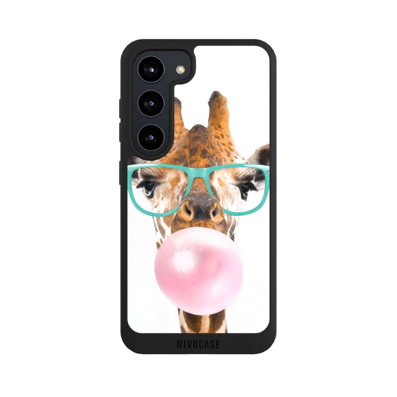 Galaxy S23 NIVOpure Giraffe mit Kaugummi