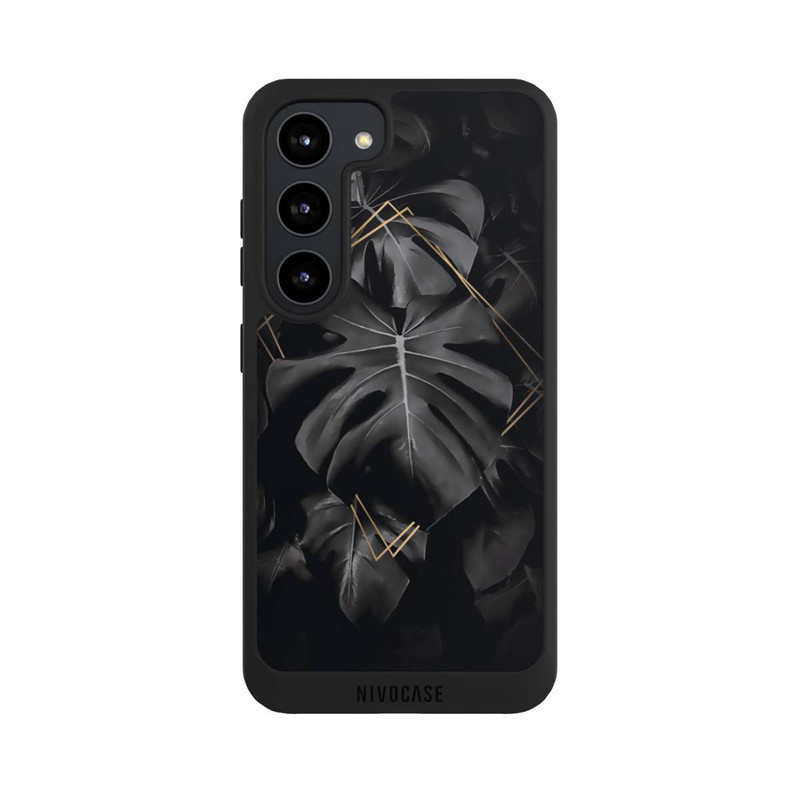 Galaxy S23 NIVOpure Black Leaves