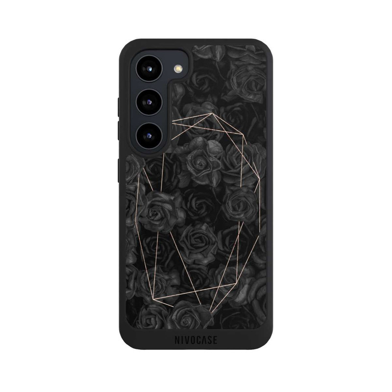 Galaxy S23 NIVOpure Schwarze Rosen