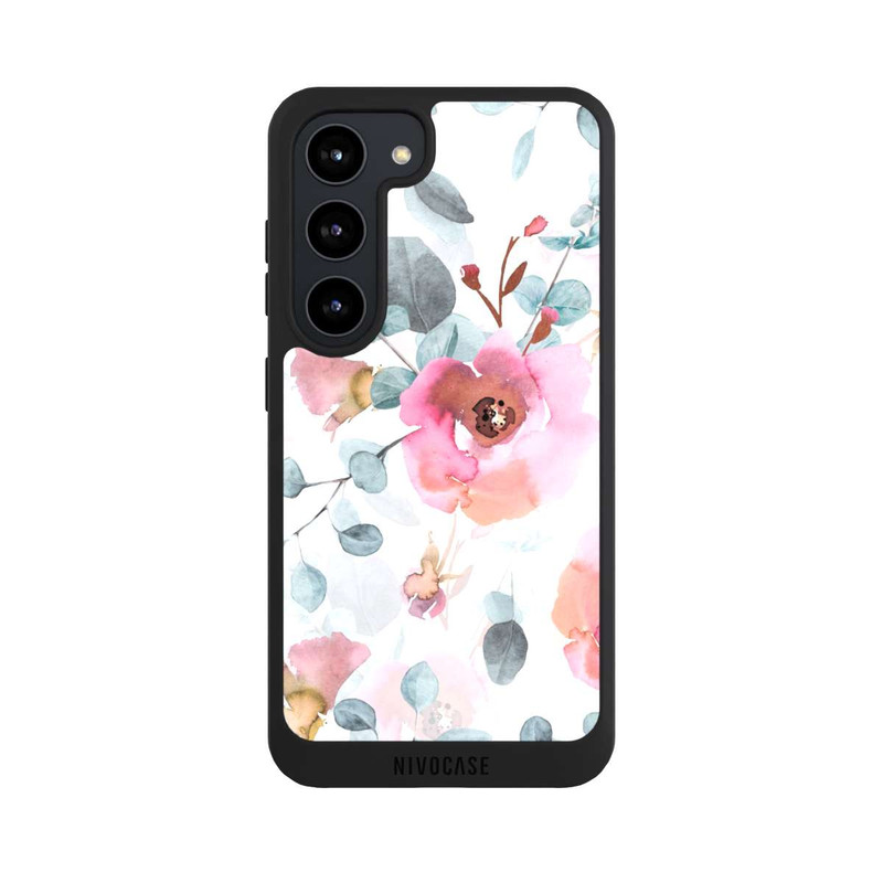 Galaxy S23 NIVOpure Watercolour Flower Wallpaper