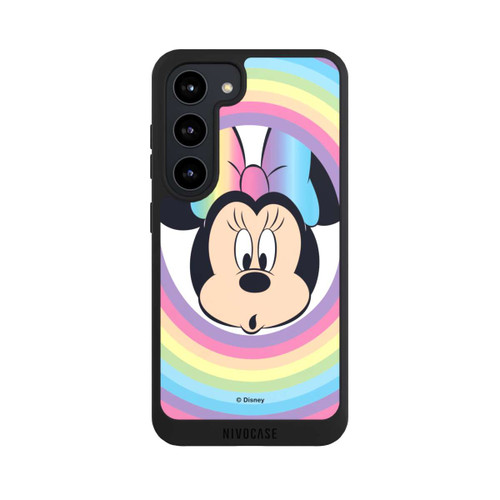 Samsung Galaxy S23 NIVOpure Minnie Arc-en-ciel Rond