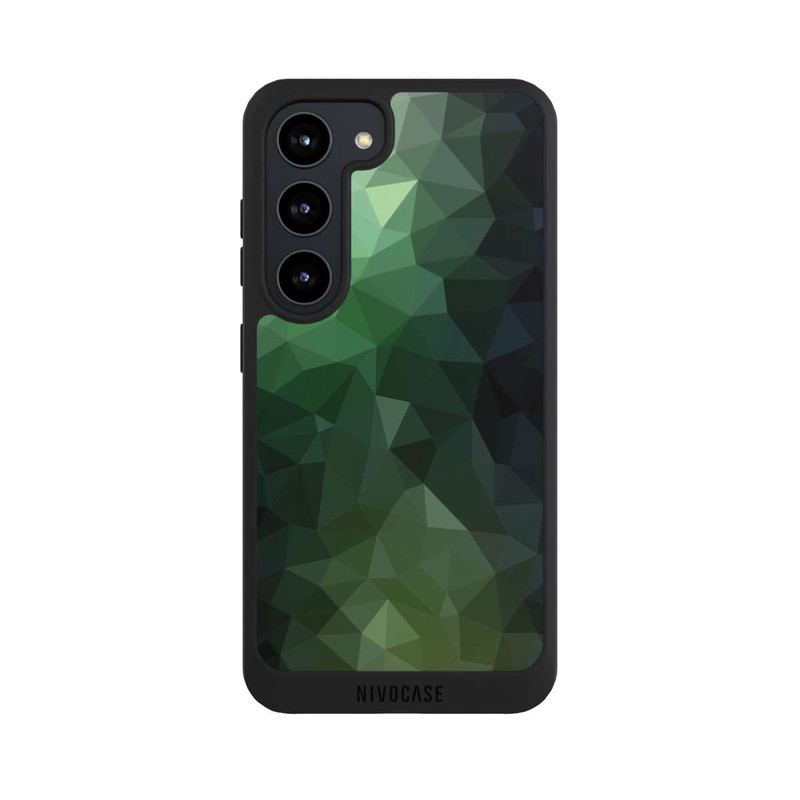 Galaxy S23 NIVOpure Polygonal Mosaic Green