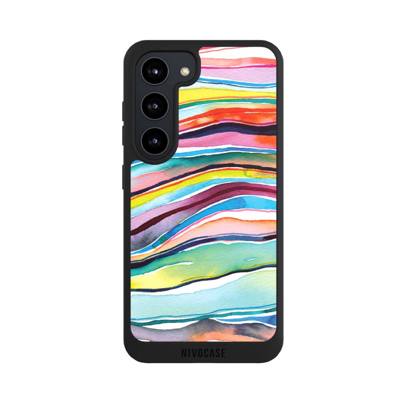 Galaxy S23 NIVOpure Aquarell Achatschichten