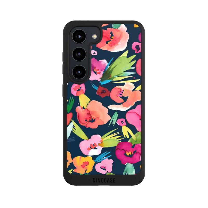 Galaxy S23 NIVOpure tropische Blumen aquarell
