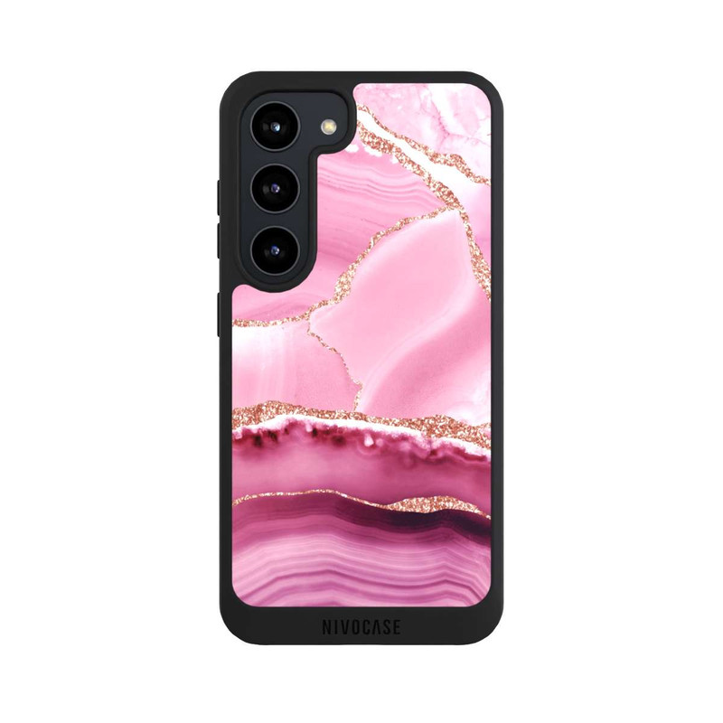 Galaxy S23 NIVOpure Marbre Sirène Rose