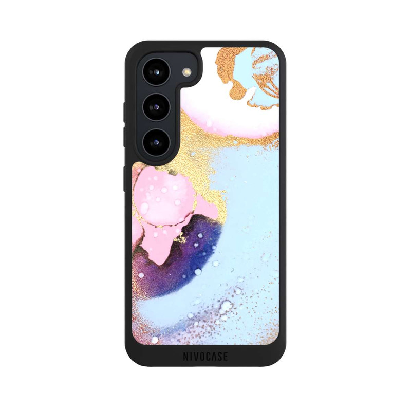 Galaxy S23 NIVOpure Pastell Glamour Tintenstruktur