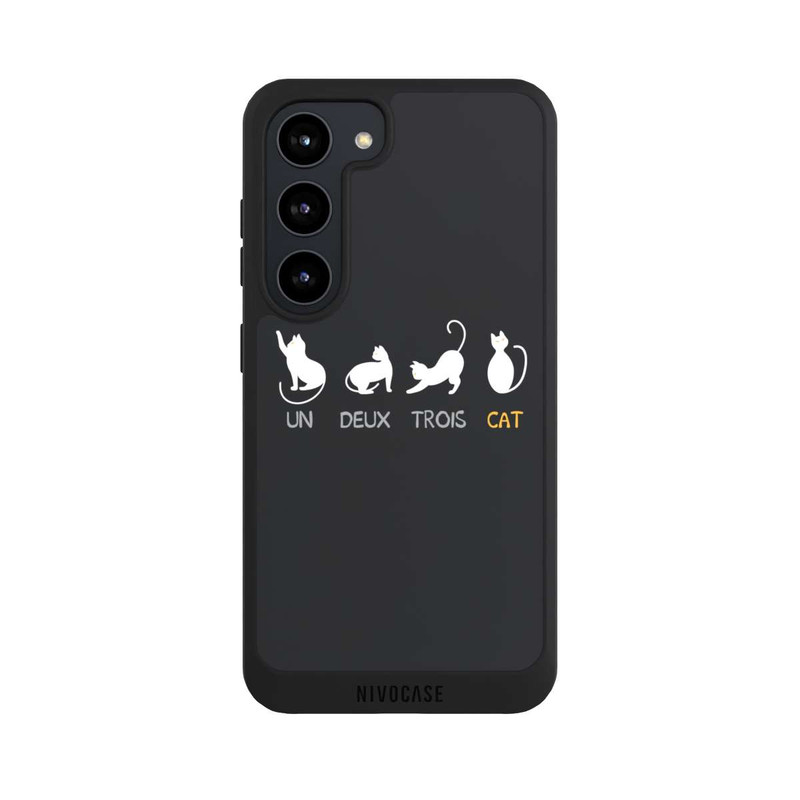 Galaxy S23 NIVOpure Un Deux Trois Cat