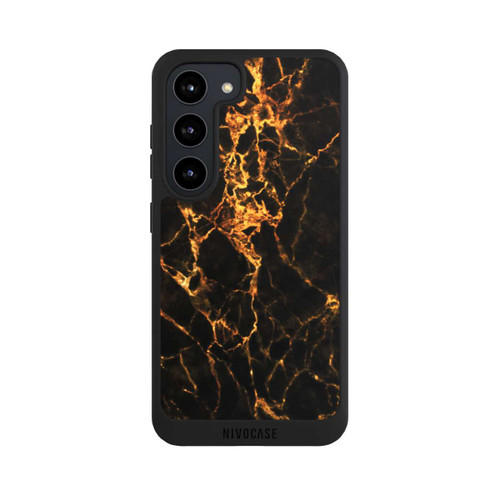 Samsung Galaxy S23 NIVOpure Goldener Marmor