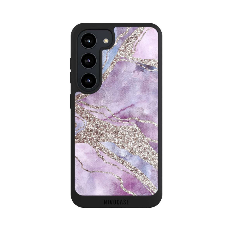 Galaxy S23 NIVOpure Edelstein Pastell Lila