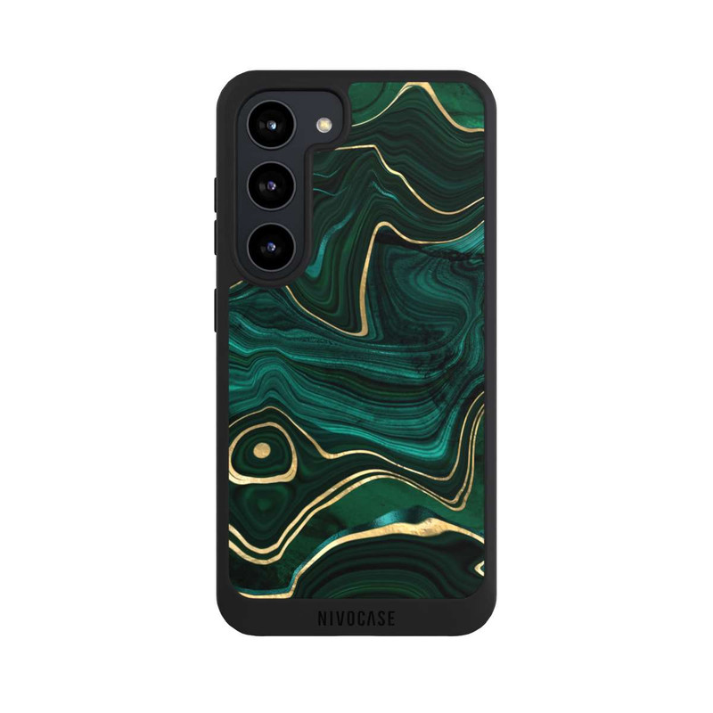 Galaxy S23 NIVOpure Malachit Golddruck