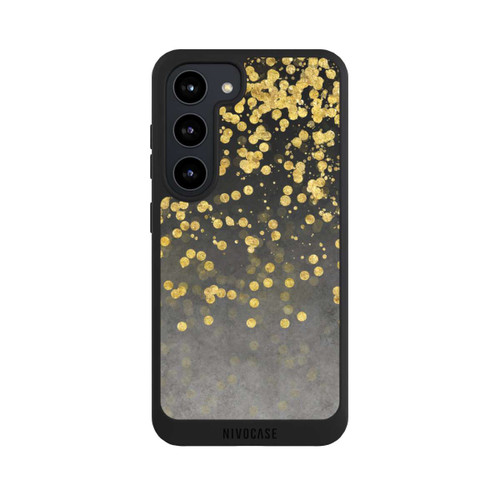 Samsung Galaxy S23 NIVOpure Pluie glamoureuse dorée