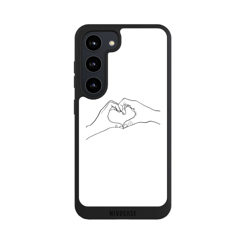 Galaxy S23 NIVOpure Line Art mains d'amour