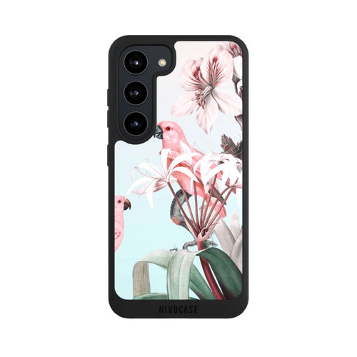 Samsung Galaxy S23 NIVOpure paradiesische Papageien Pastell