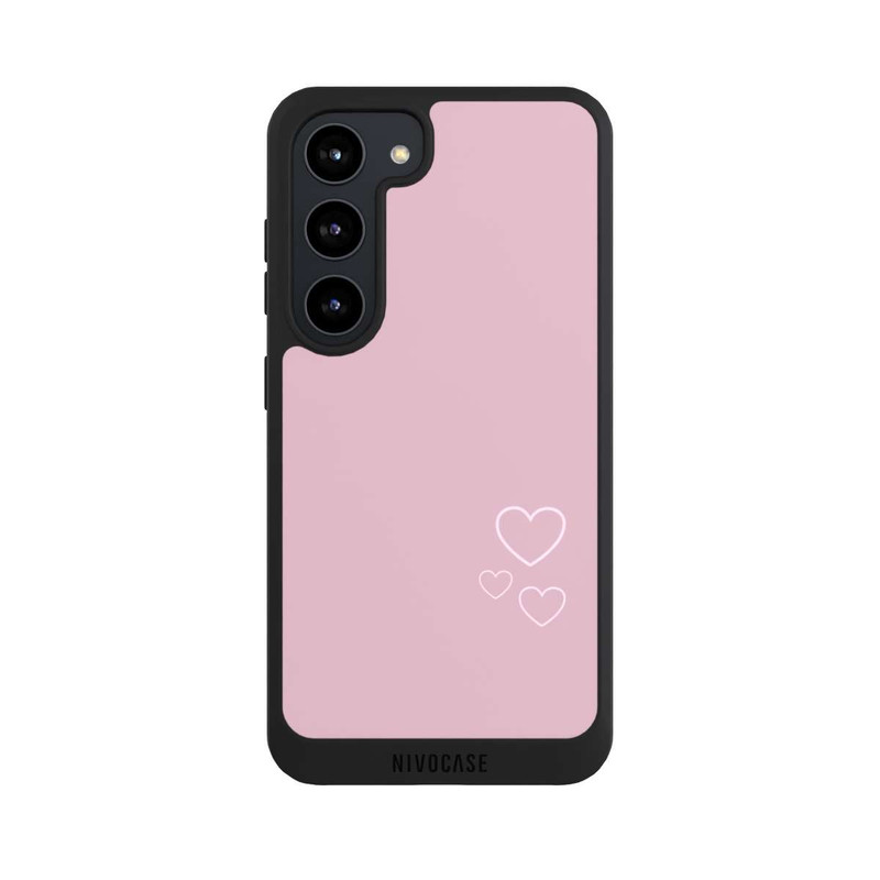 Galaxy S23 NIVOpure Petits coeurs roses