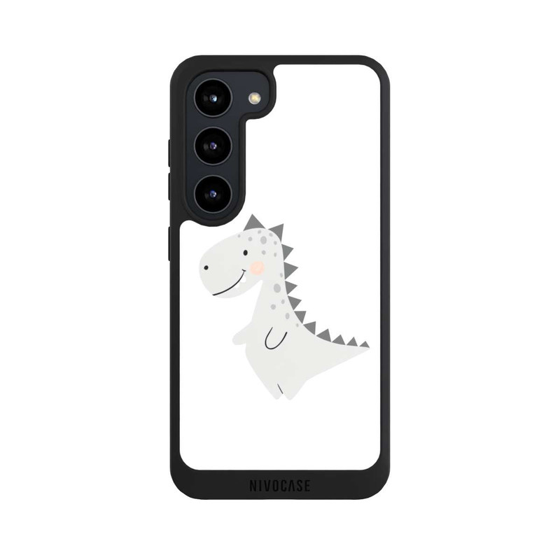 Galaxy S23 NIVOpure Grauer Dino