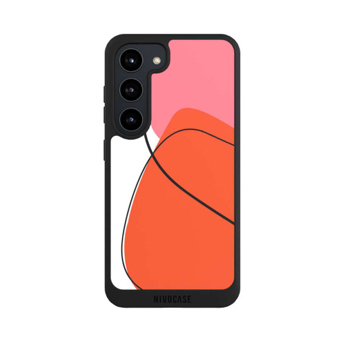 Samsung Galaxy S23 NIVOpure Meine orangefarbene Kunst