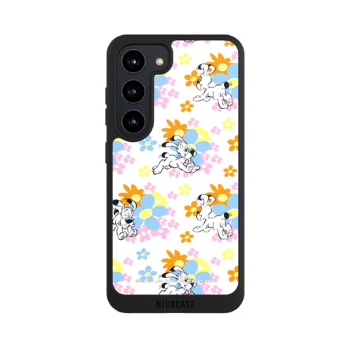 Samsung Galaxy S23 NIVOpure Idéfix sur fleurs colorées