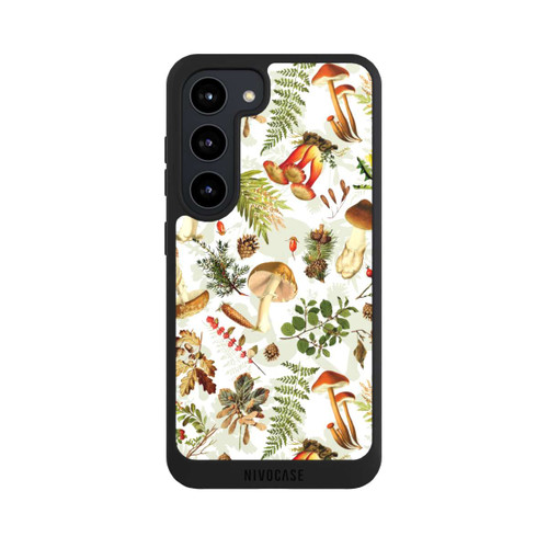 Samsung Galaxy S23 NIVOpure Pilzmuster Weiß