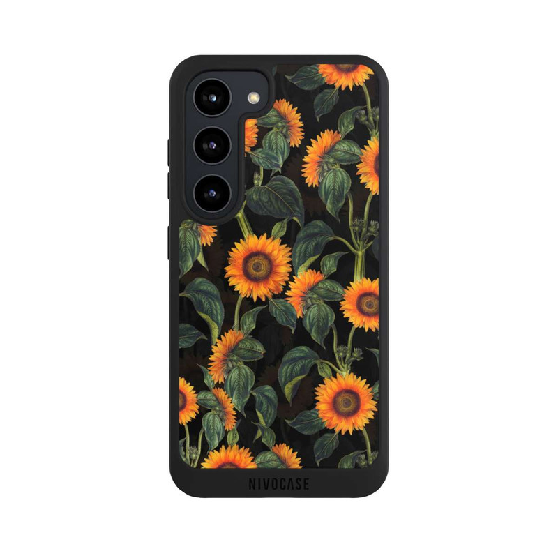 Galaxy S23 NIVOpure Sonnenblume schwarz