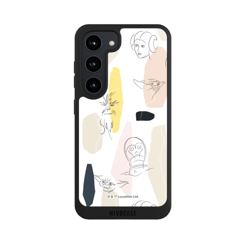 Galaxy S23 NIVOpure Helle Seite Line Art