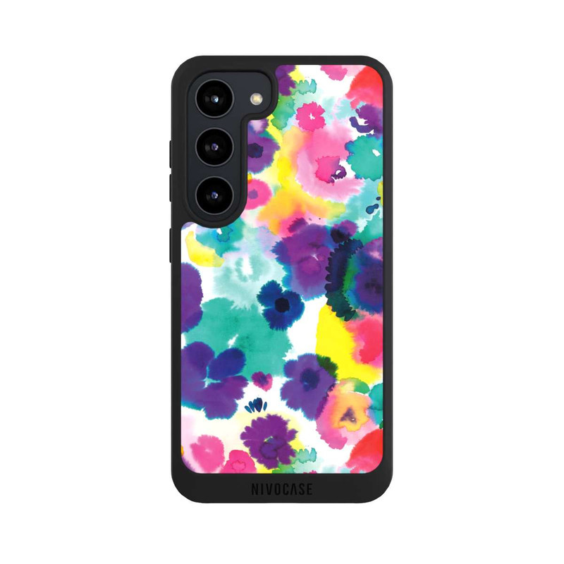 Galaxy S23 NIVOpure Fleurs aquarelles abstraites