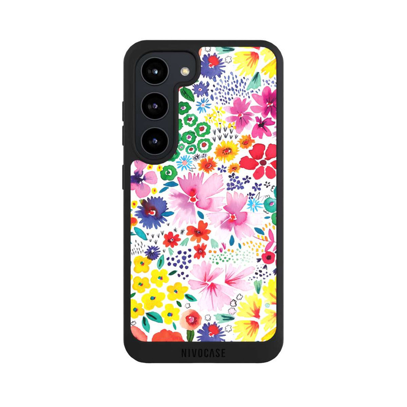 Galaxy S23 NIVOpure Kunstvolle kleine Frühlingsblumen