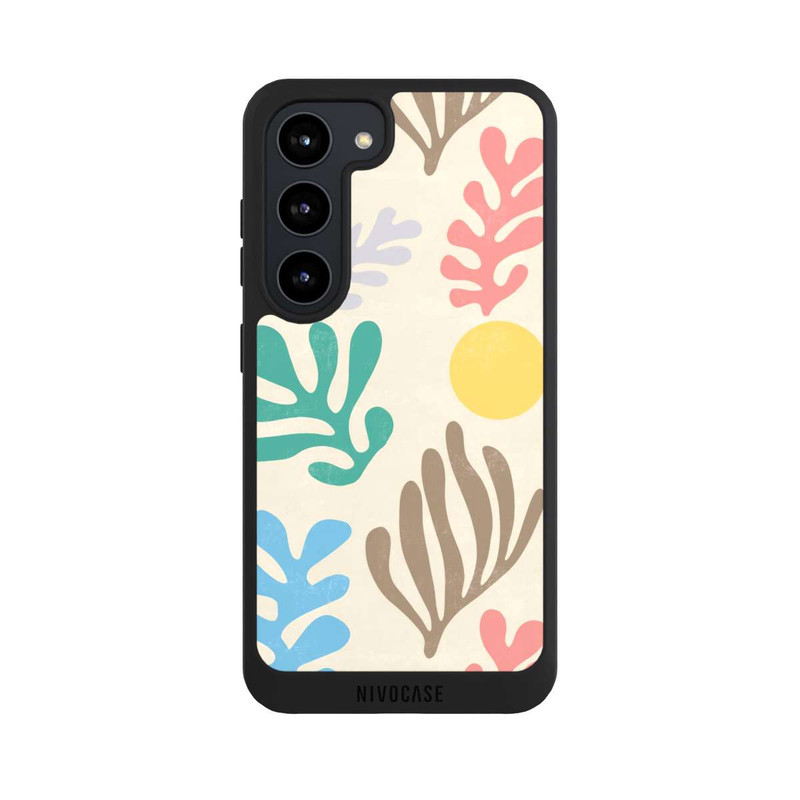 Galaxy S23 NIVOpure Blätter im modernen Matisse-Stil