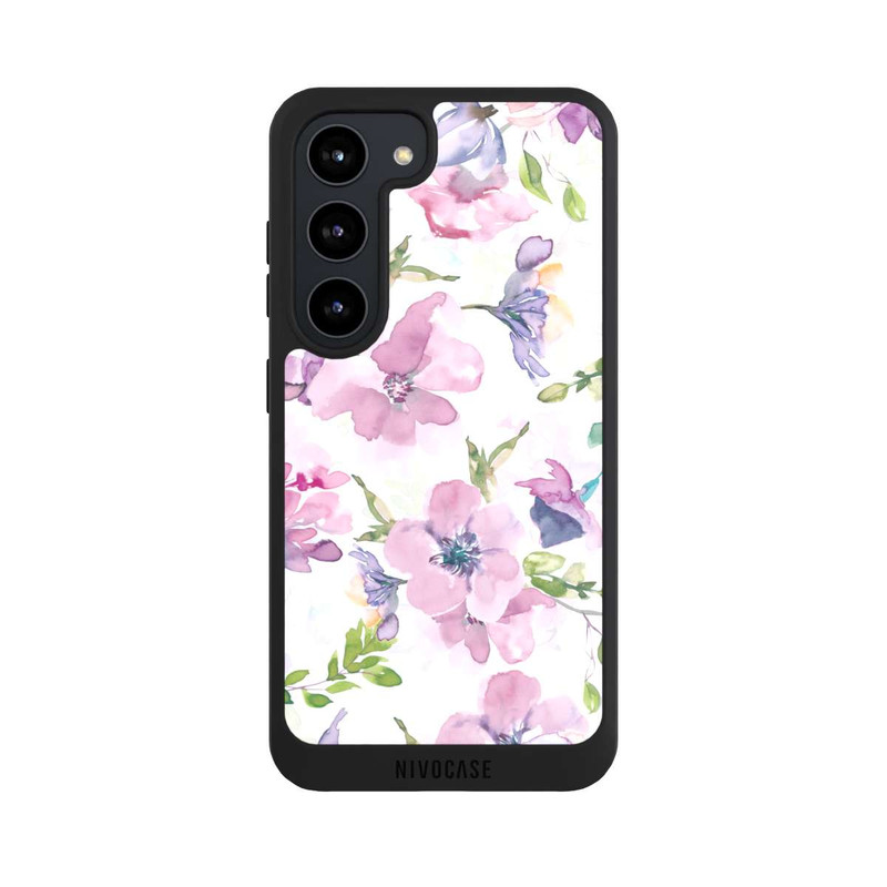 Galaxy S23 NIVOpure Fleurs aquarelles