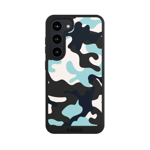 Samsung Galaxy S23 NIVOpure Blaues Camouflage
