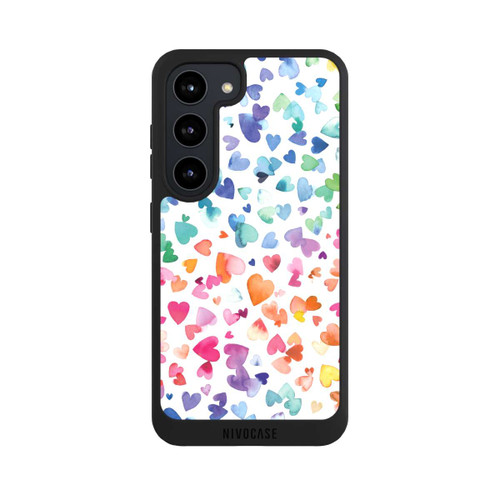 Samsung Galaxy S23 NIVOpure Liebesherzen aquarell