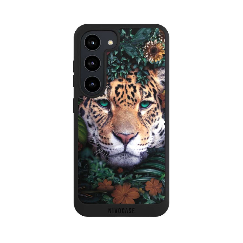 Galaxy S23 NIVOpure Jaguar dans la jungle verte