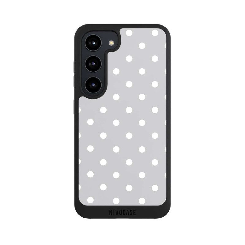 Galaxy S23 NIVOpure Polka Dots Grau